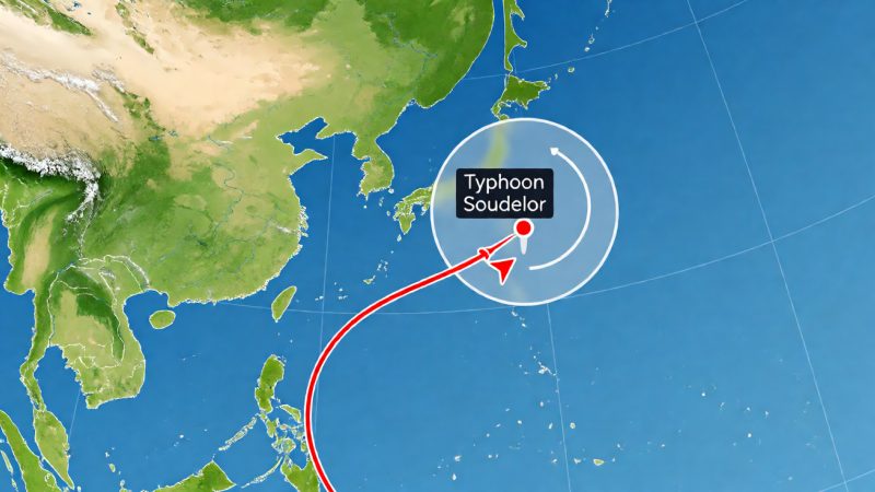 台风沙德尔实时路径 场景参考图